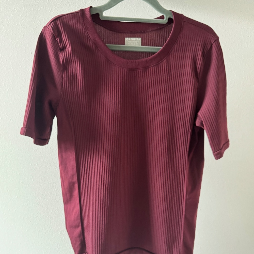Athleta Ribbed Shirt
